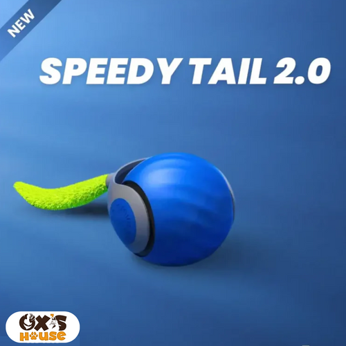 🐾 SPEEDY TAIL 2.0 – Smart Cat Toy, Interactive Electric Rolling Ball 🎉🐱