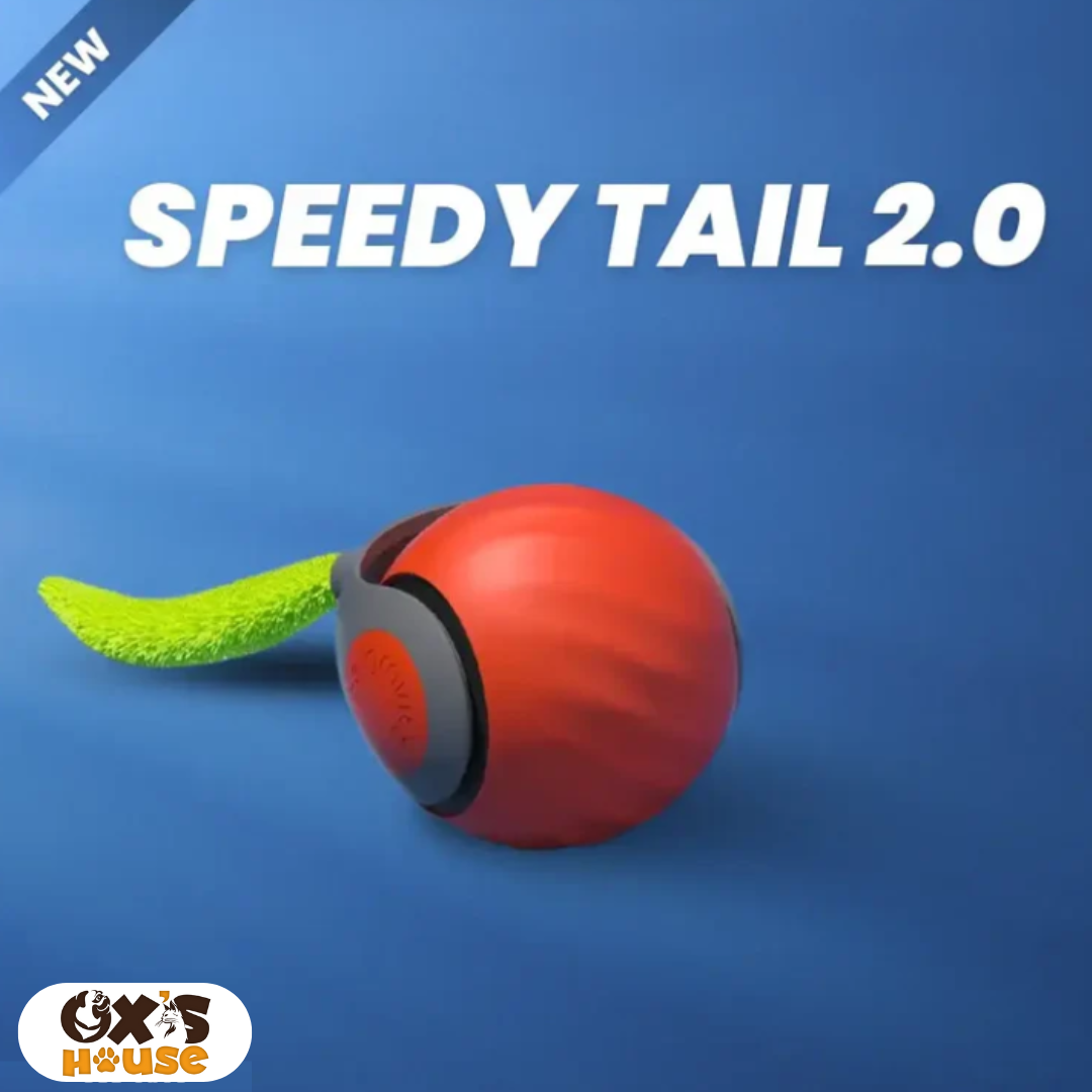 🐾 SPEEDY TAIL 2.0 – Smart Cat Toy, Interactive Electric Rolling Ball 🎉🐱