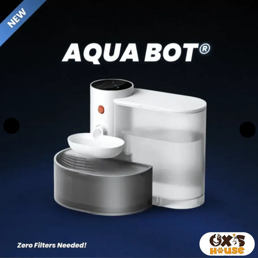 💧 AQUA BOT ® Smart Pet Drinking Fountain - Cats & Dogs