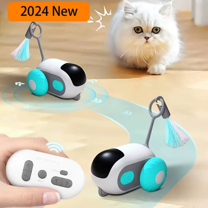 🐾 🚀 Turbo Tail 2.0 – Interactive Remote Control Cat Toy ✨