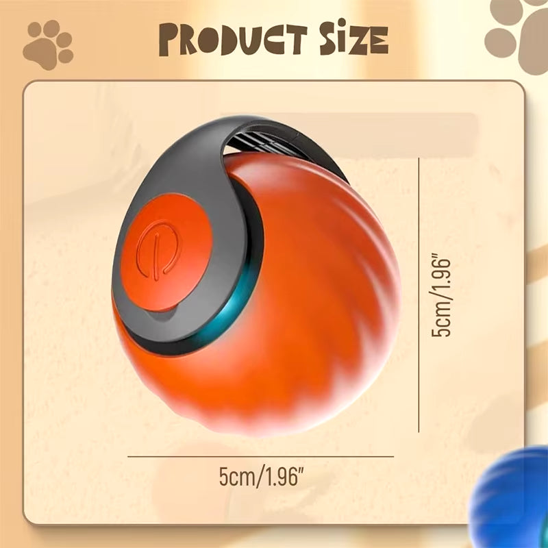 🐾 SPEEDY TAIL 2.0 – Smart Cat Toy, Interactive Electric Rolling Ball 🎉🐱