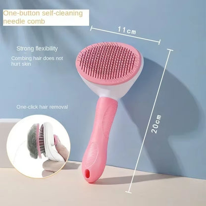 Cats and Dog Hair Removal Brushes Dogs Anti-Slip Pet Grooming Brushes Comb for Dog Puppy Hair Care Supplies Brush for Cats Home