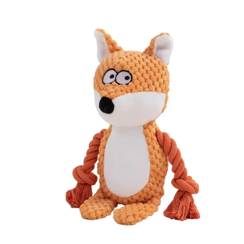 🧸 Durable Squeaky Plush Dog Toy – Fun & Chew-Friendly for All Dogs 🐾🎉 Select your fav ChewAnimal